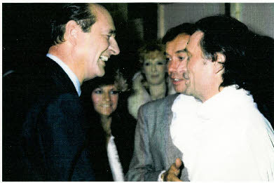 clown boboss felicite par mr le president chirac